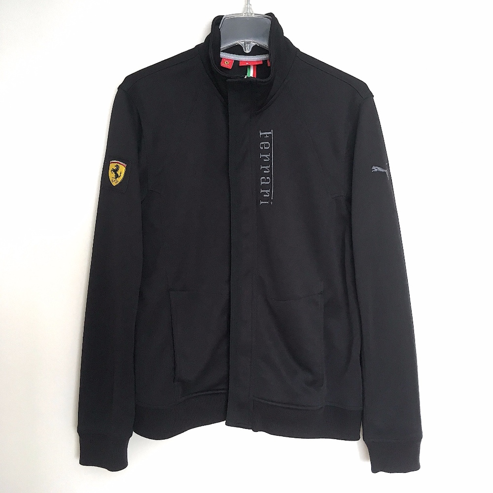 Ferrari Black Puma Motorsport Race Track Jacket M